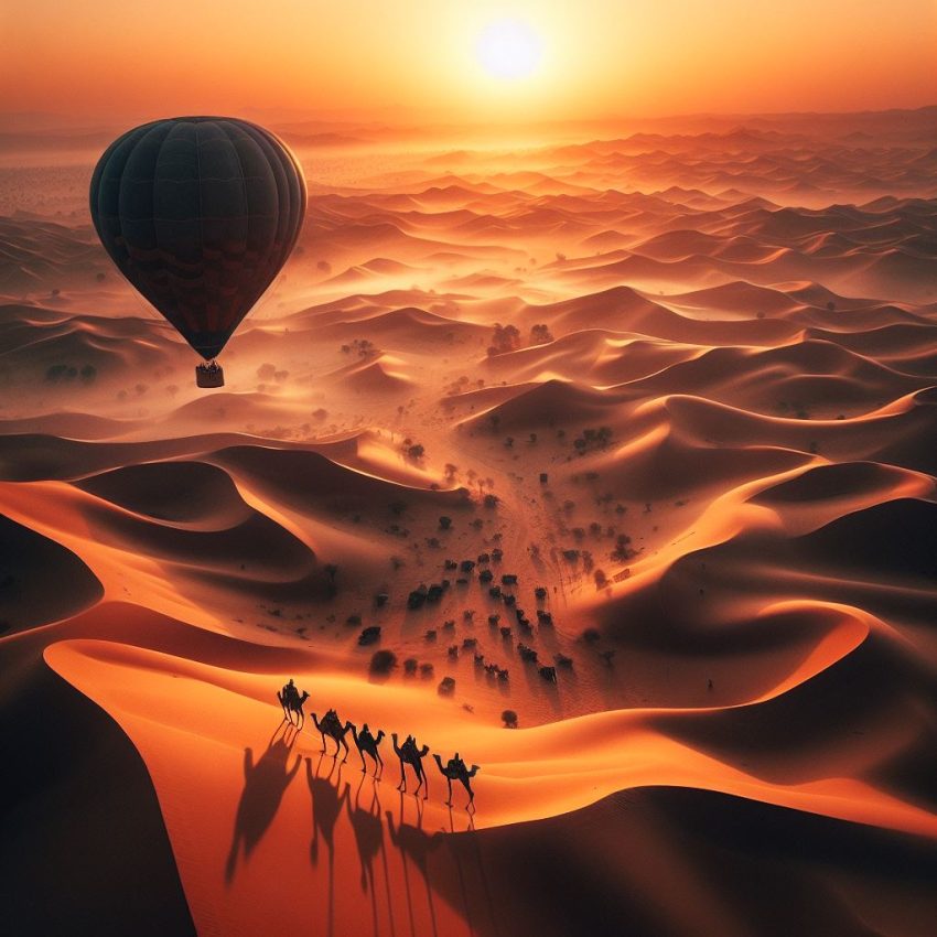 Image generated by Bing AI - Hot Air Balloon