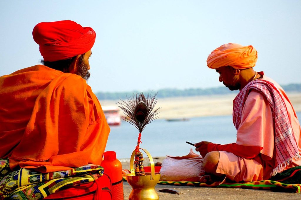 Prabhakaryadav80, CC BY-SA 4.0 <https://creativecommons.org/licenses/by-sa/4.0>, via Wikimedia Commons - Sadhus